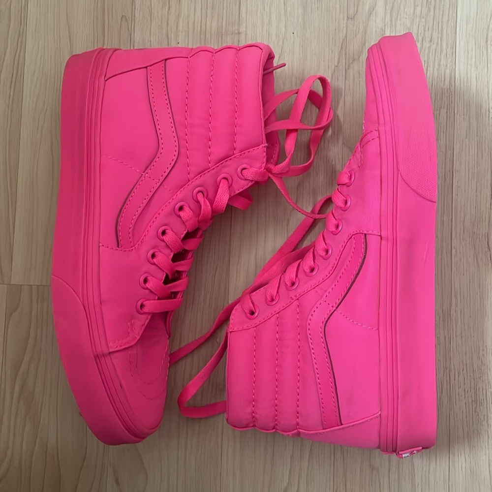 Vans Hot Pink High Tops
